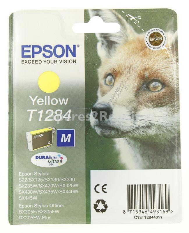 Epson Cartridge - T1284 C13t12844012 Ink Cartridge Yellow 4 0ml