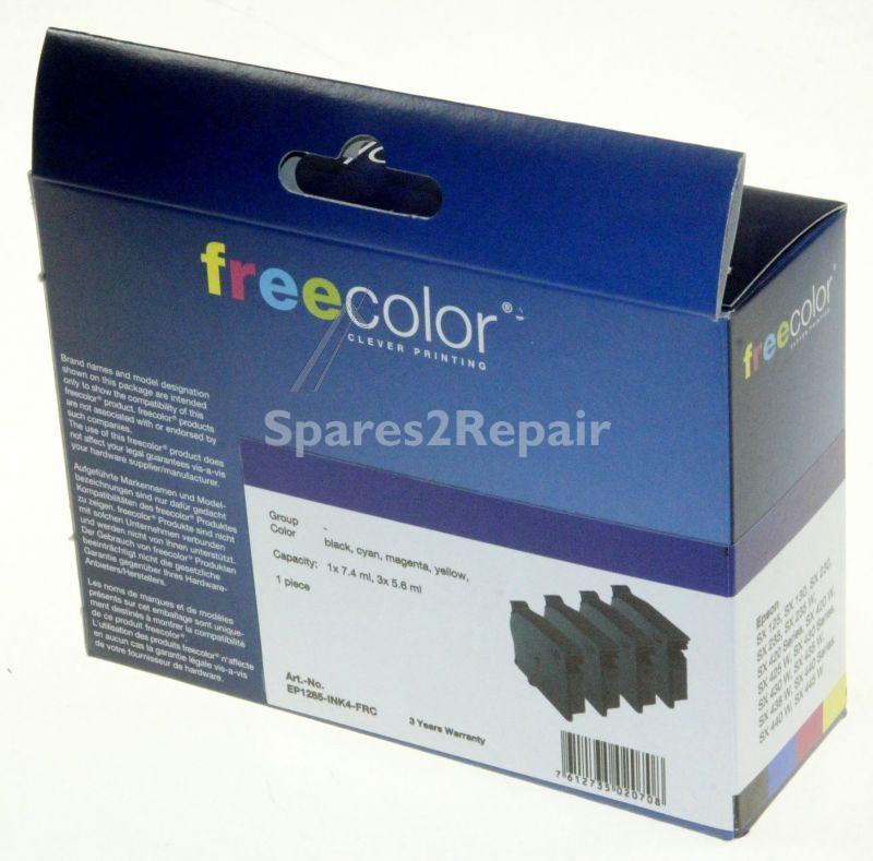 Freecolor Cartridge - Ep1285-ink4-frc K10333f7 Inkjet Multipack For Epson T1285