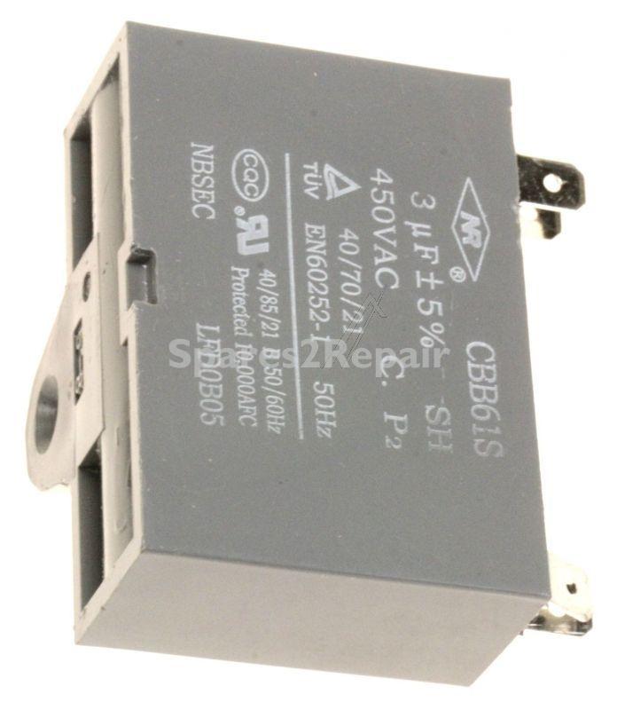 Whirlpool Indesit Capacitor - C00395616 Capacitor Cbb611a(3uf-450v)
