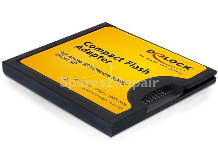 Delock Cable/plugs/adapter - Compact Flash Adapter For Micro Sd Memory Cards