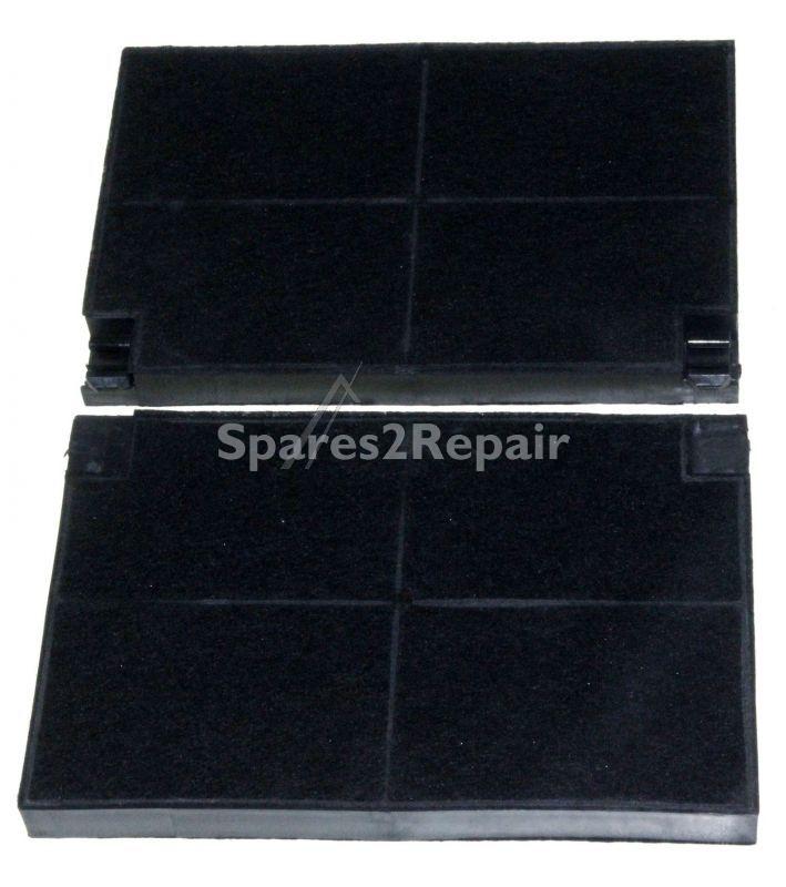 Carbon Filter - C00043058 482000026511 Carbon Filter Rectangular (2 Pcs) [Whirlpool Indesit]