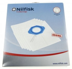 Nilfisk Vacuum Cleaner Bags - 107418500 Hoover Bags Gm 80-90 Fleece (x 5 Pcs )