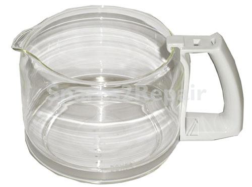 Coffee Pot - F0347010f Glass Pot White 10t Without Lid [Groupe SEB]