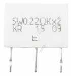 Sound United Wirewound Resistor - 5w0 22rkx2 943129501170s Wirewound Resistor 5w 0 22 Ohm X2