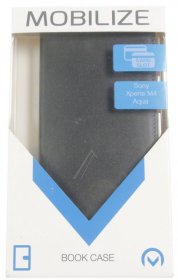 Mobilize Leather Bag Gsm - 22186 Mobilize Classic Case Book Cover Sony Xperia M4 Aqua Black