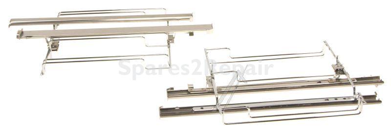 Telescopic Slideout Oven Grills - 17002602 Telescoping Extension Rails 2-fold [Bosch Siemens]