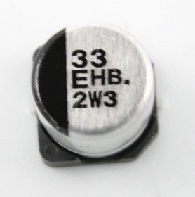 Panasonic Electrolytic - Eeehb1e330p Aluminum Electrolytic Capacitor 33µf 25v 20% Smd