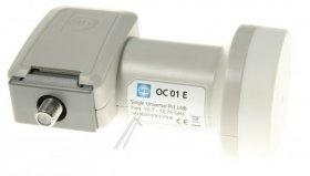 Wisi Single Lnb - Oc 01 E Feed System, Single, 1 Piece, Light Gray Housing