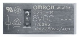 Omron Pcb Relay To 6v - 6vdc 12a-250vac Relais, 1 Wechsler