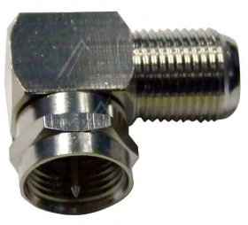 Fuba F-plug/f-jack Adaptor - Ovz 060 F Connector 7,0mm Angled
