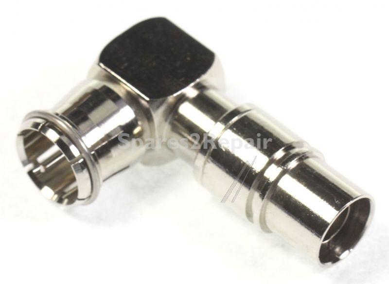 Wisi F-plug - Dv 97 F-quick-winkelstecker, Crimpbar, 1 Stuck, Fur Mk 91 - Mk 9