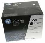 Hewlett Packard Toner Cartridge - 55x Ce255xd Toner Cartridge Double Pack Black Each 12 5k
