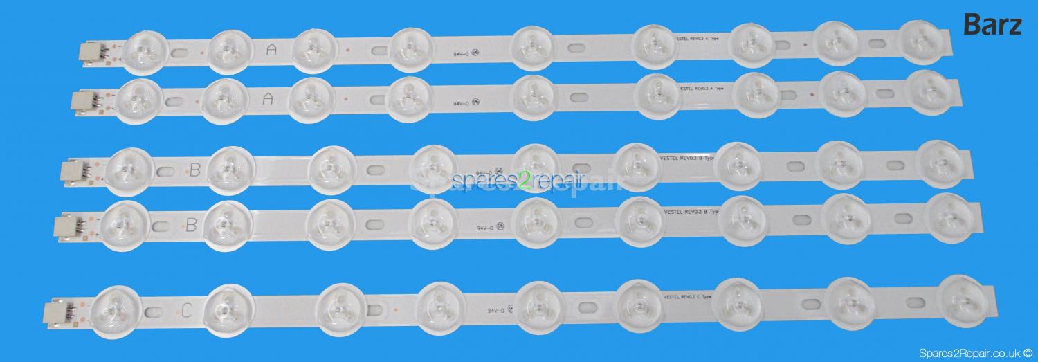 Vestel 39 inch Full LED Backlight Array - VES390UNDC-01 - VES390UNDC-02
