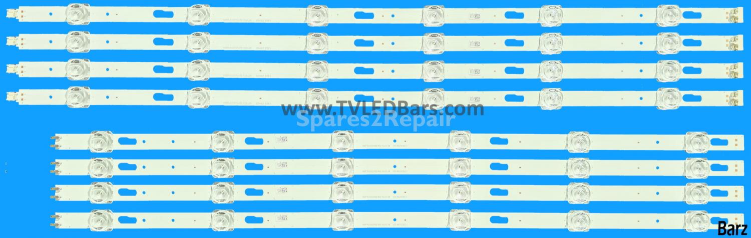 Samsung LED Backlight Array Samsung UE58TU7100 BN96-50458A + BN96-50459A 58" CY-GT058HGPV1H V0T7-580SMA-R0 V0T7-580SMB-R0 8pcs