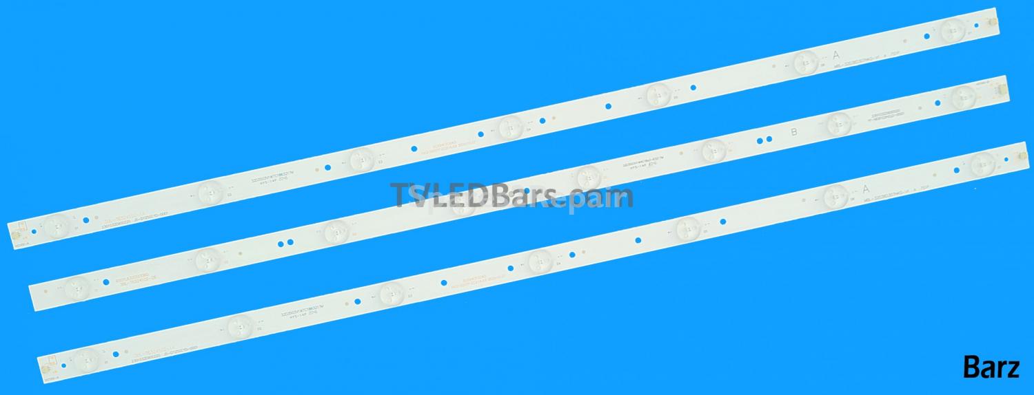 Universal LED Backlight Array Logik L32HE15 L32HED15 32" ST3151A05-8 3BL-T6324102-01 3pcs