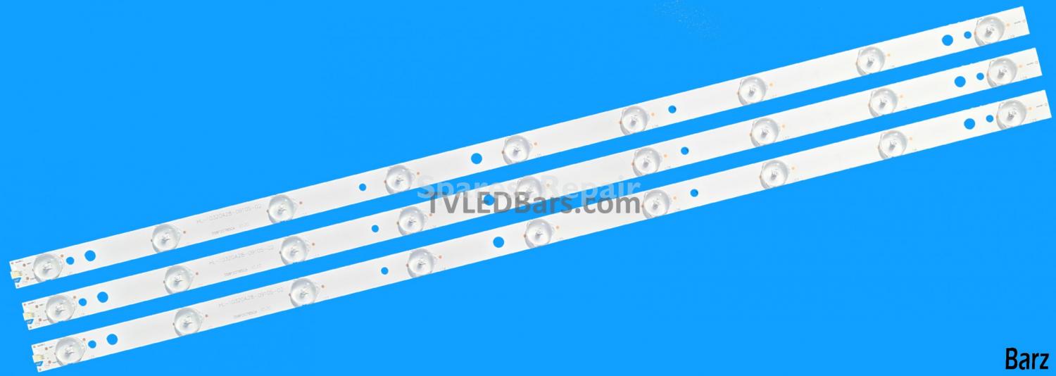 Universal LED Backlight Array Blaupunkt E-motion 32/147i LVW320SSDX E2 LVW320LGDX E3 V2 HL-0320A28-0901S- 02 A5 3pcs