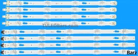 Barz LED Backlight Array Samsung BN96-39655A + BN96-39656A 40" V6DU-400DCA-R2 + V6DU-400DCB-R2 10pcs