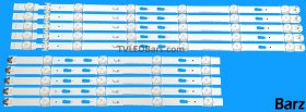 Samsung LED Backlight Array Samsung UE48J6300 BN96-34785A + BN96-34786A 48" V5DF-480DCA-R2 + V5DF-480DCB-R2 10pcs