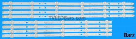 Barz LED Backlight Array Samsung 46" BN96-28769A + BN96-28768A / D3GE-460SMA-R2 + D3GE-460SMB-R2 8pcs