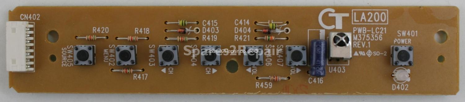 Digix LA 2000 - Buttons + IR - PWB-LC21 - M375356 - Rev 1 - LA200