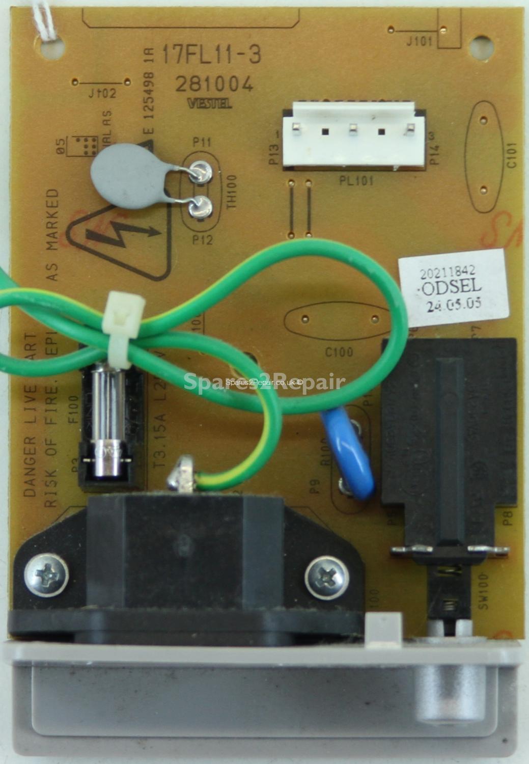 Goodmans GTV27W3LCD - AC Socket - 17FL11-3 - 281004 - 20211842