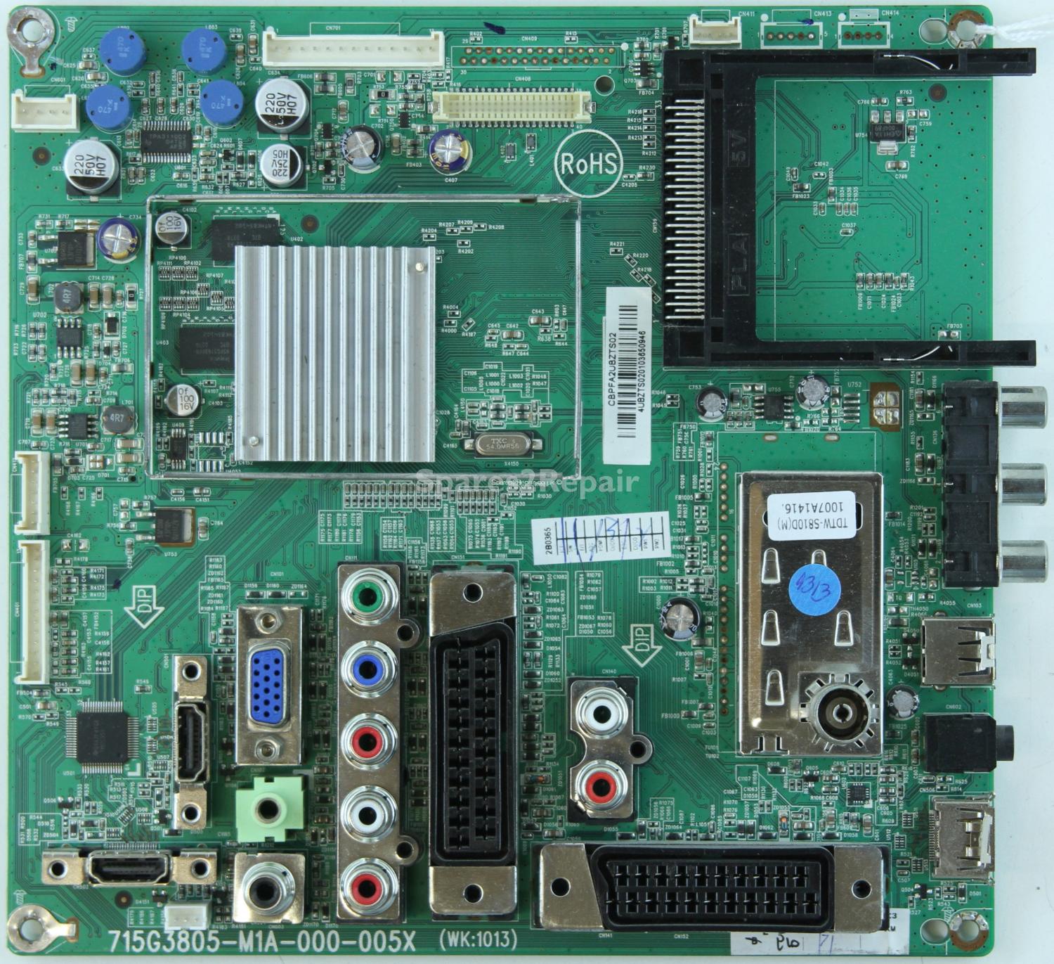 Hannspree HSG1142 - Main AV - 715G3805-M1A-000-005X (WK:1013)