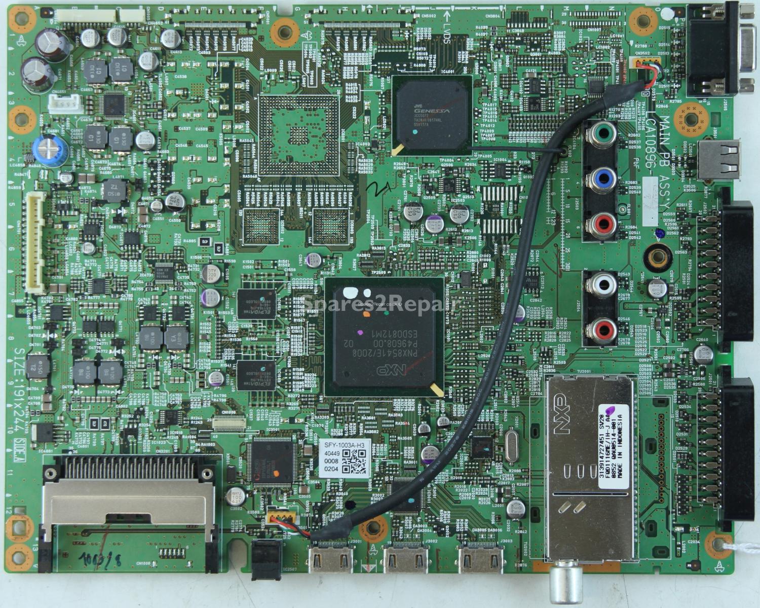 JVC LT-32DR1VJ - Main AV - LB10896-001AC - LCA10896 - SFY-1003A-H3
