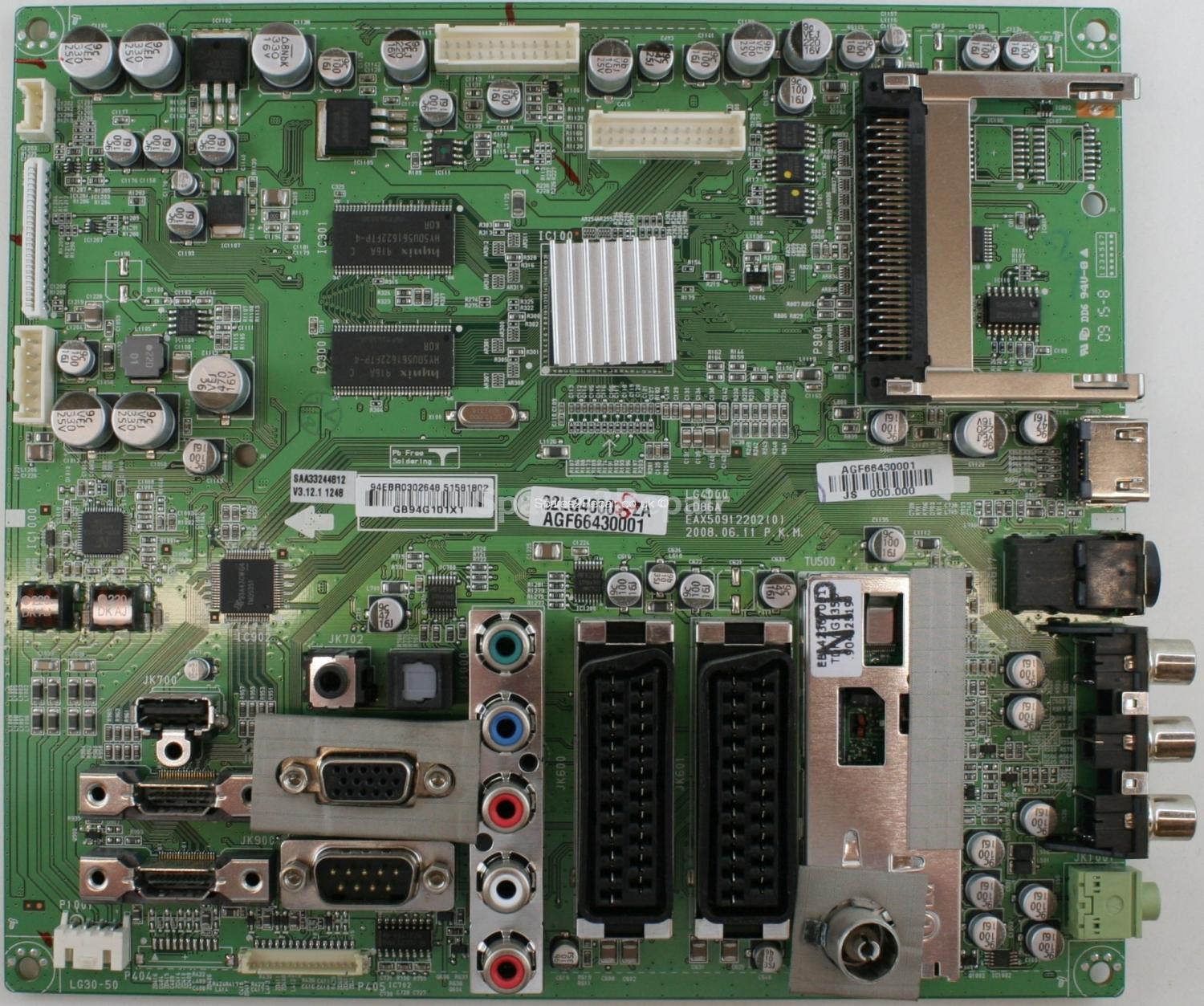 LG 32LG4000 - Main AV - EBR03026485 - EAX50912202(0) - LD86A - LG4000