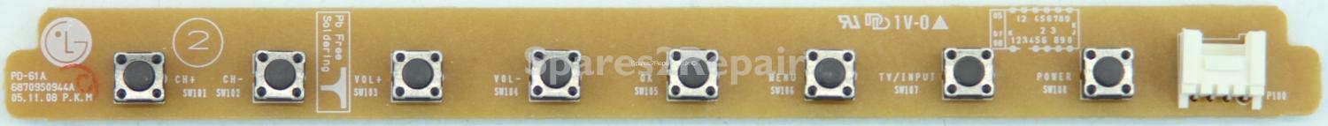 LG 42PC1DV - Buttons - PD-61A - 68709S0944A