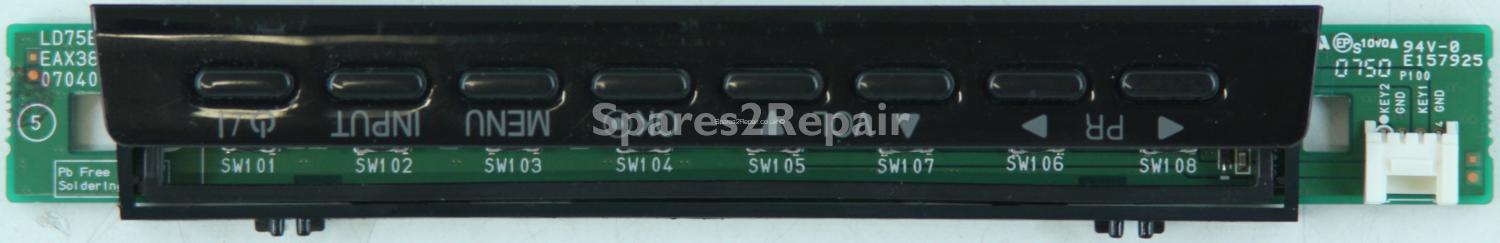 LG 37LF66-ZE - Buttons - EBR39710701 - EAX38339401(0) - 070402 - LD75B
