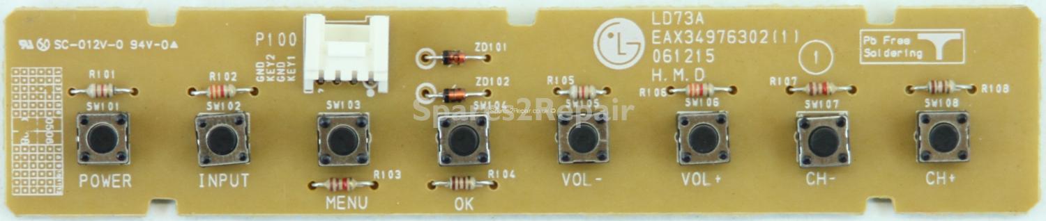 LG 26LC55 - Buttons - EAX34976302 (1) - 061215 - LD73A - H.M.D