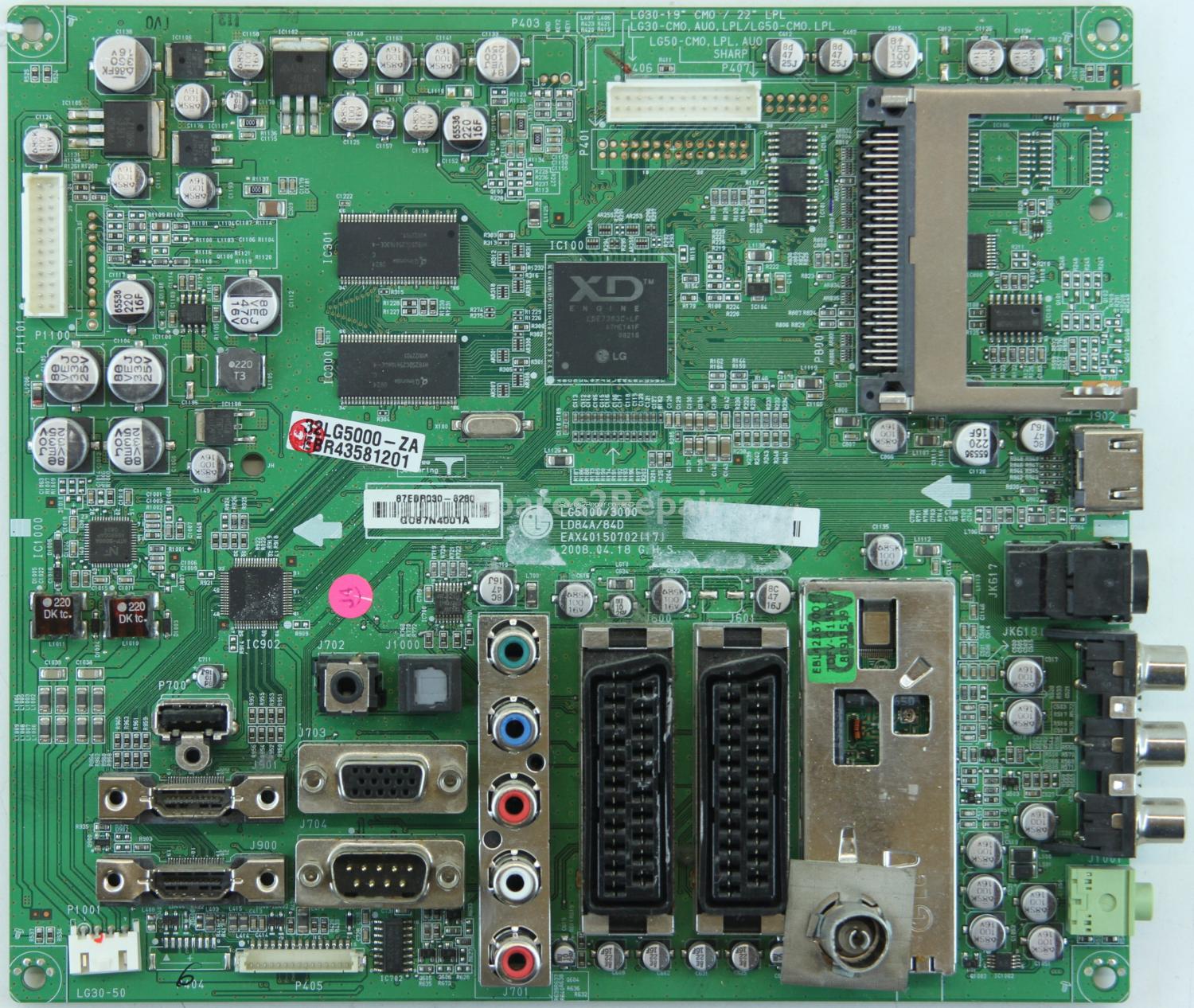 LG 32LG5020 - Main AV - EAX40150702(17) - EBR43581201 - EBT43579702 - LG5000/3000 - LD84A/84D