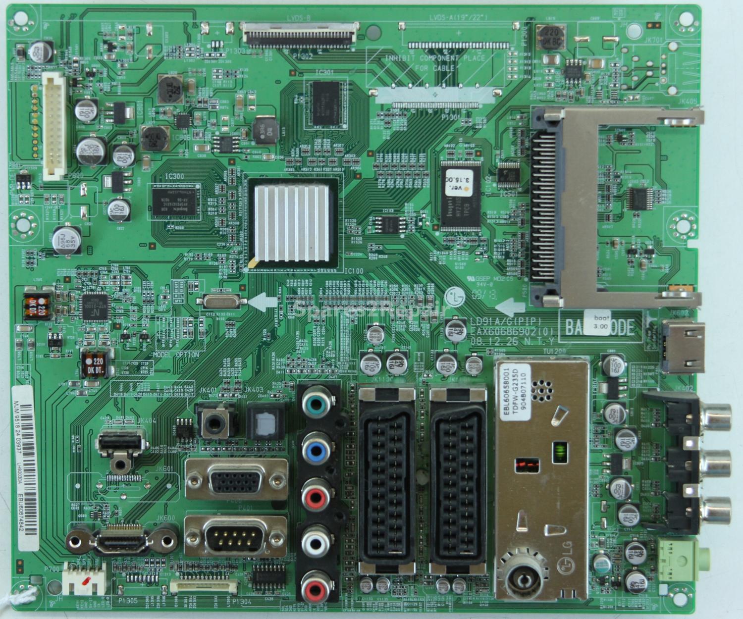 LG 32LH2000 - Main AV - EAX60686902(0) - EBU60674842 - LD91A