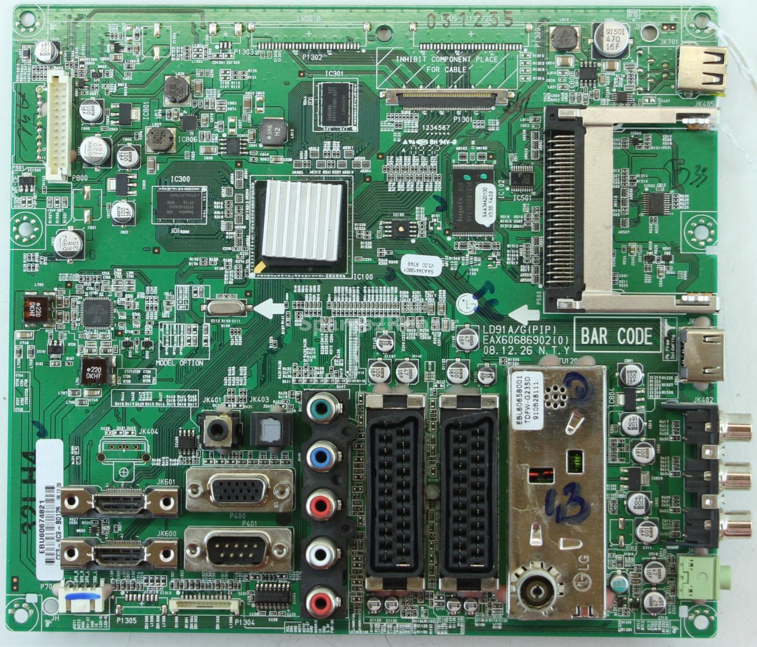 LG 32LH4000 - Main AV - EBU60674821 - EAX60686902(0) - LD91A/G(PIP)