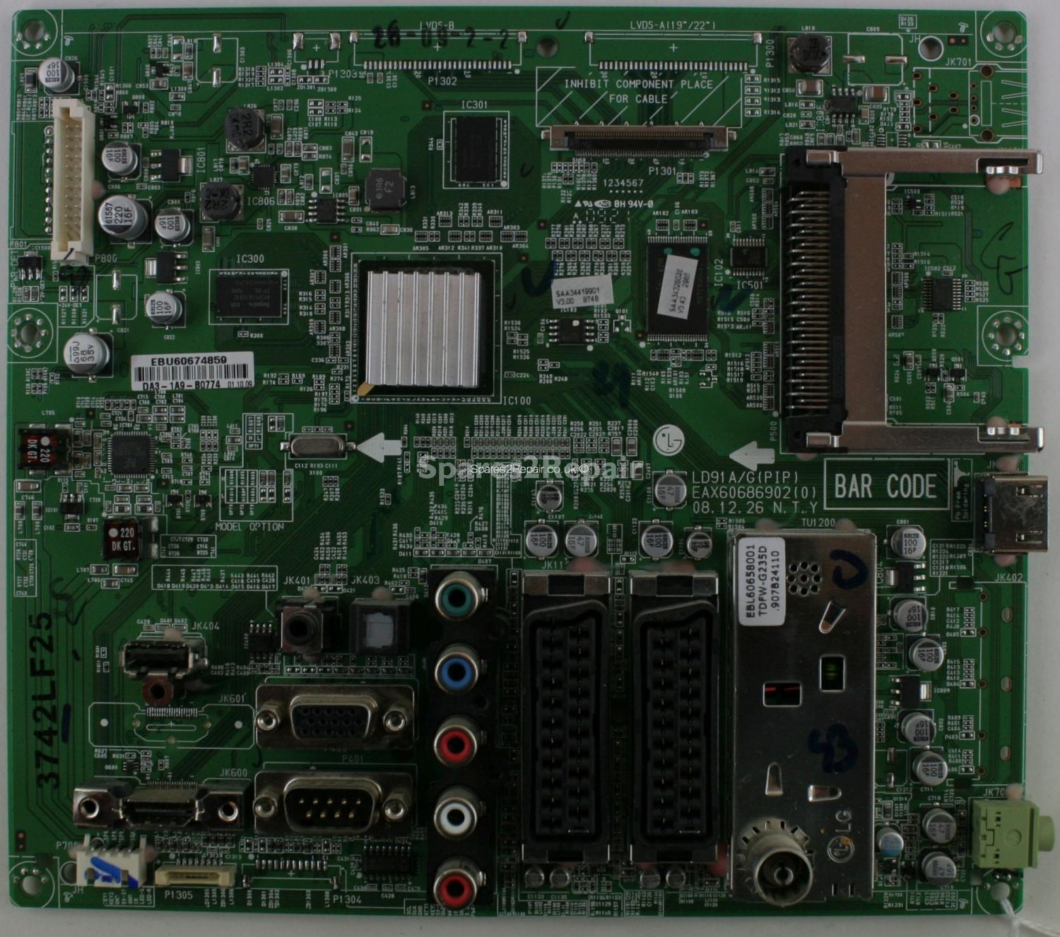 LG 42LF2500 - Main AV - EAX60686902 (0) - EBU60674859 - LD91A/G(PIP)