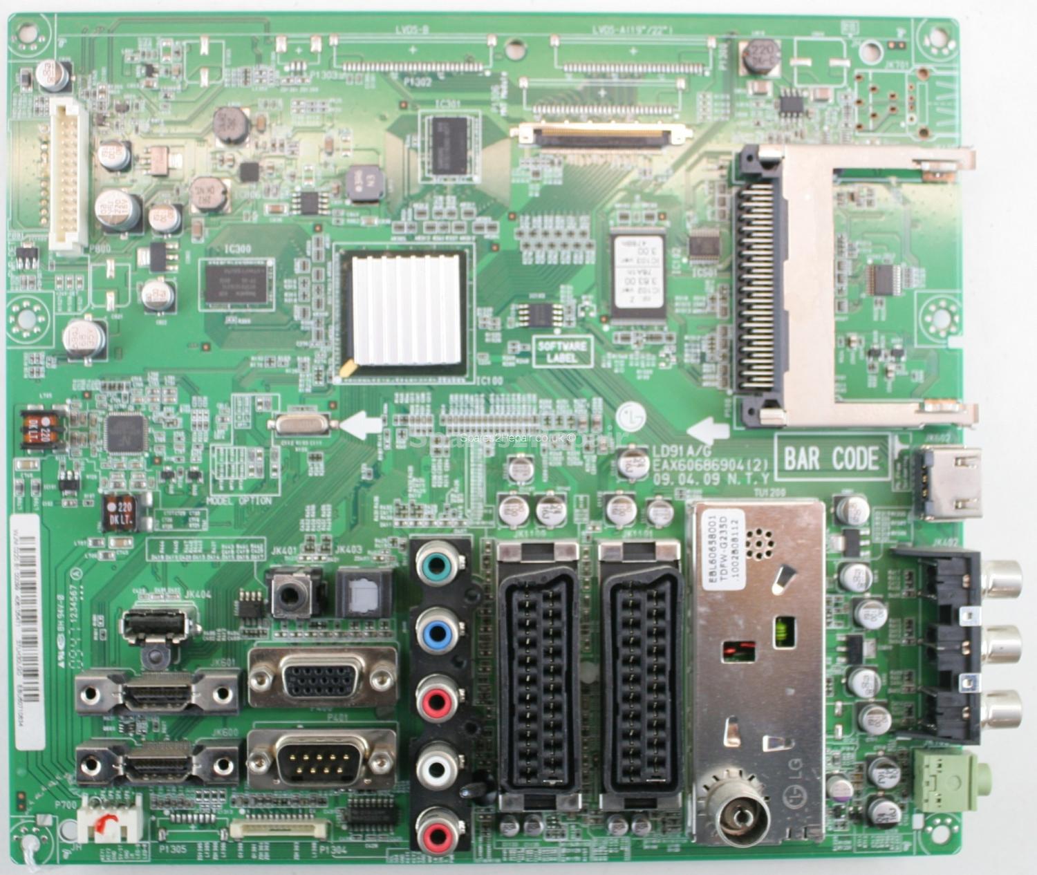 LG 37LH3000 - Main AV - EAX60686904(2) - EBU60710834 - LD91A/G