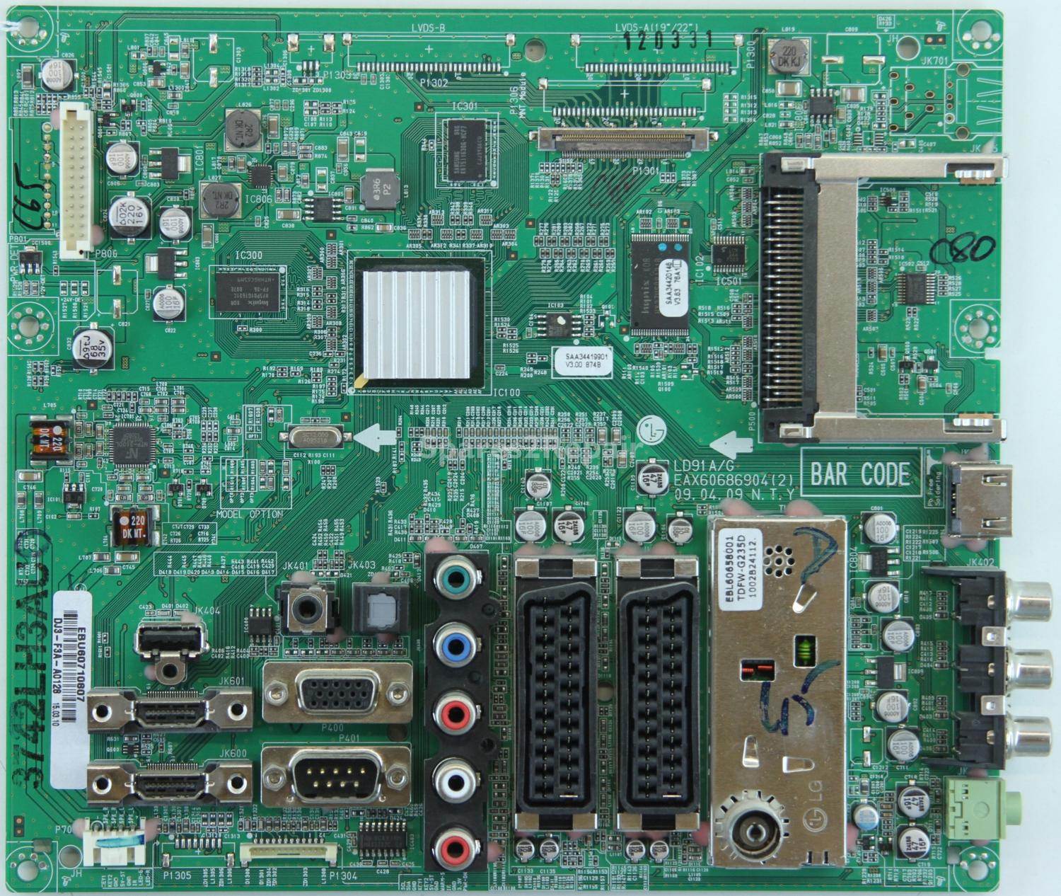 LG 42LH3000-ZA - Main AV - EAX60686904(2) - EBU60710807 - LD91A/G