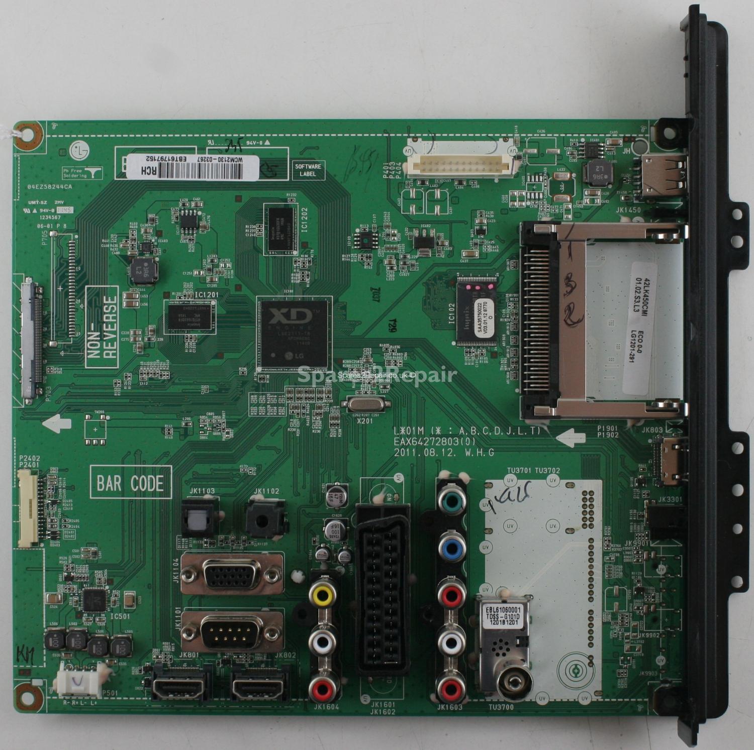 LG 42LK450U - Main AV - EAX64272803 - EBT61767152