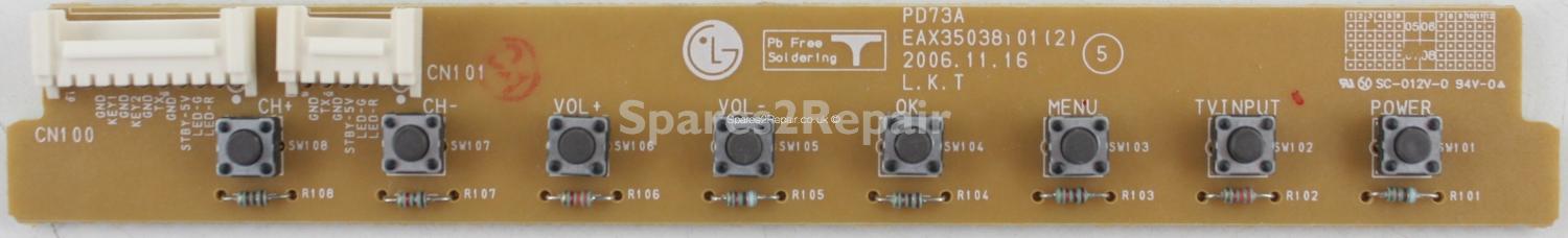 LG 42PC56-ZD - Buttons - PD73A - EAX35038101 (2)