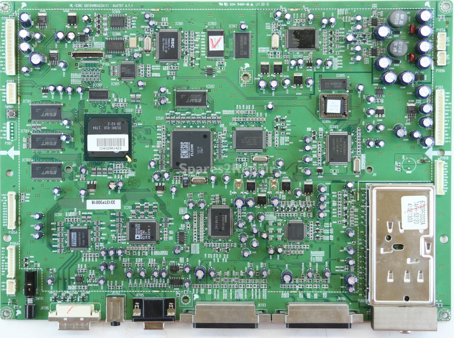 LG RZ-37L30 - Main AV - 6870VM0462A(1) - 040707 - ML-038C
