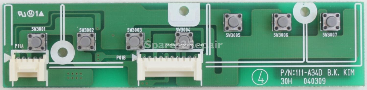 Marantz LC-3050 - Buttons - 111-A34D - 040309