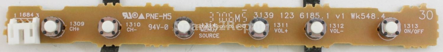 Philips 32PF5531D/10 - Buttons - 3139 123 6185.1 v1