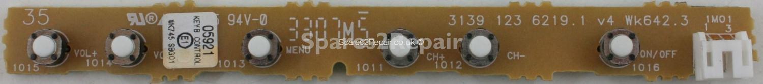 Philips 37PF5522D/05 - Buttons - 3139 123 6219.1 v4