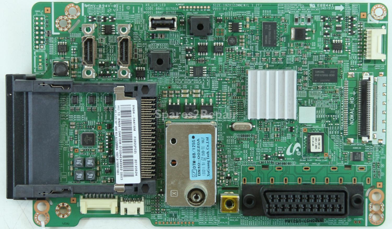 Samsung LE32D400E1W - Main AV - BN94-04416M - BN41-01702A - X5_LCD_LED