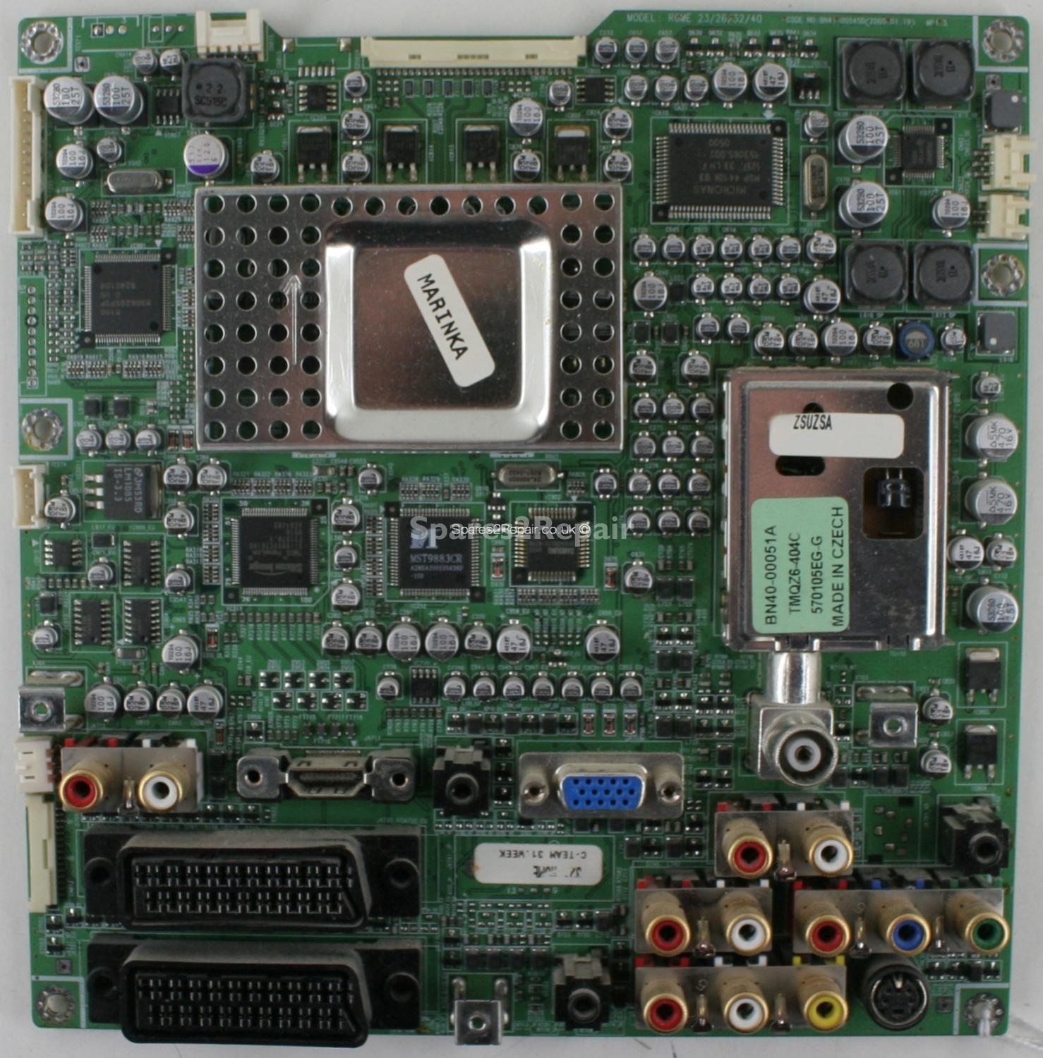 Samsung LE32R41BX - Main AV - BN41-00545D - Rome 23-26-32-40