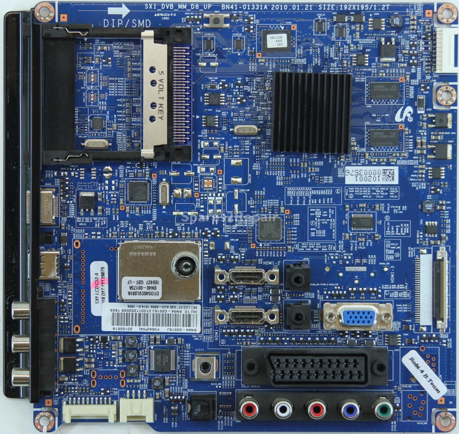 Samsung LE37C530F1W - Main AV - BN41-01331A - BN94-02616J - SX1_DVB_MM_D8_UP