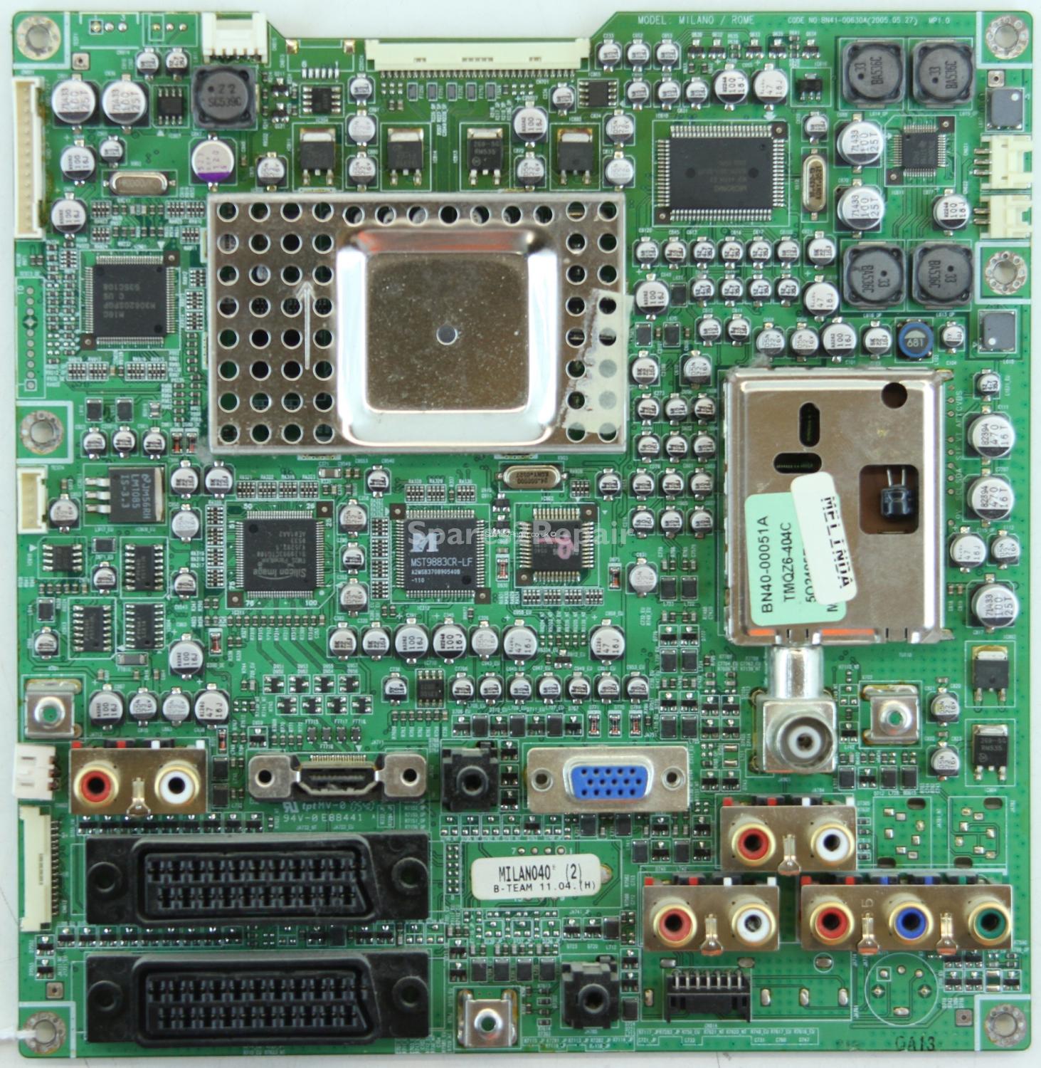 Samsung LE40M61B - Main AV - BN94-00736C - BN41-00630A - MILANO/ROME