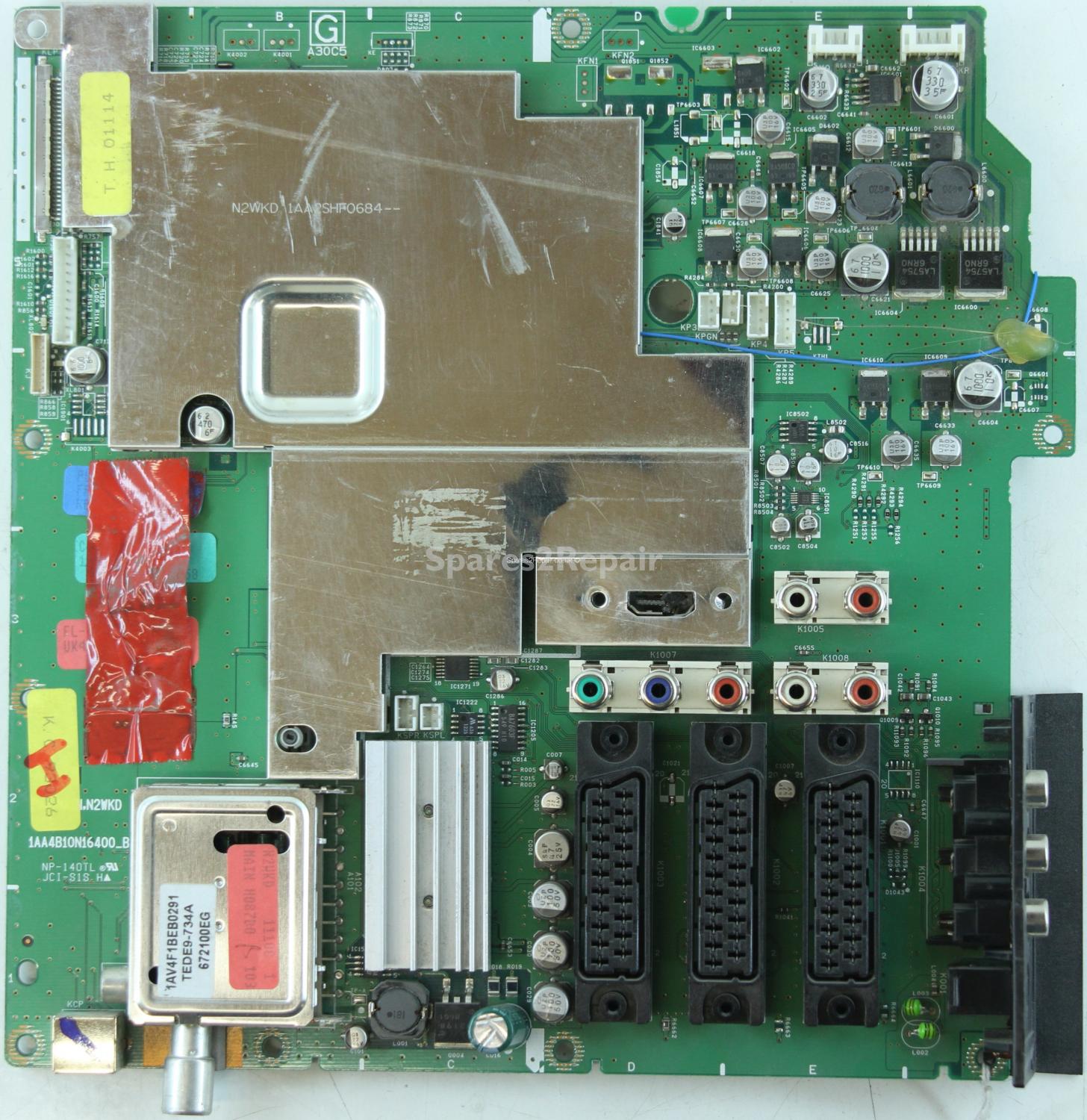 Sanyo CE27LD6B - Main AV - PWB.MAIN.N2WKD - 1AA4B10N16400_B