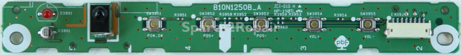 Sanyo CE32LC4-B - Buttons & IR - B10N1250B_A - JCI-S1S H