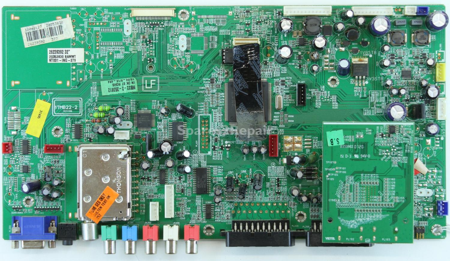 Sanyo CES32WSD7-B - Main AV - 17MB22-2 - 021106 - 20353830 - 17DB22Z-1 - 201206 - 20310307